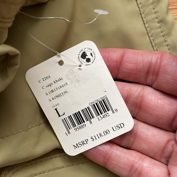 Free People Movement Spring Trekker Pant, sage Khaki, size L A3 - Picture 6 of 8